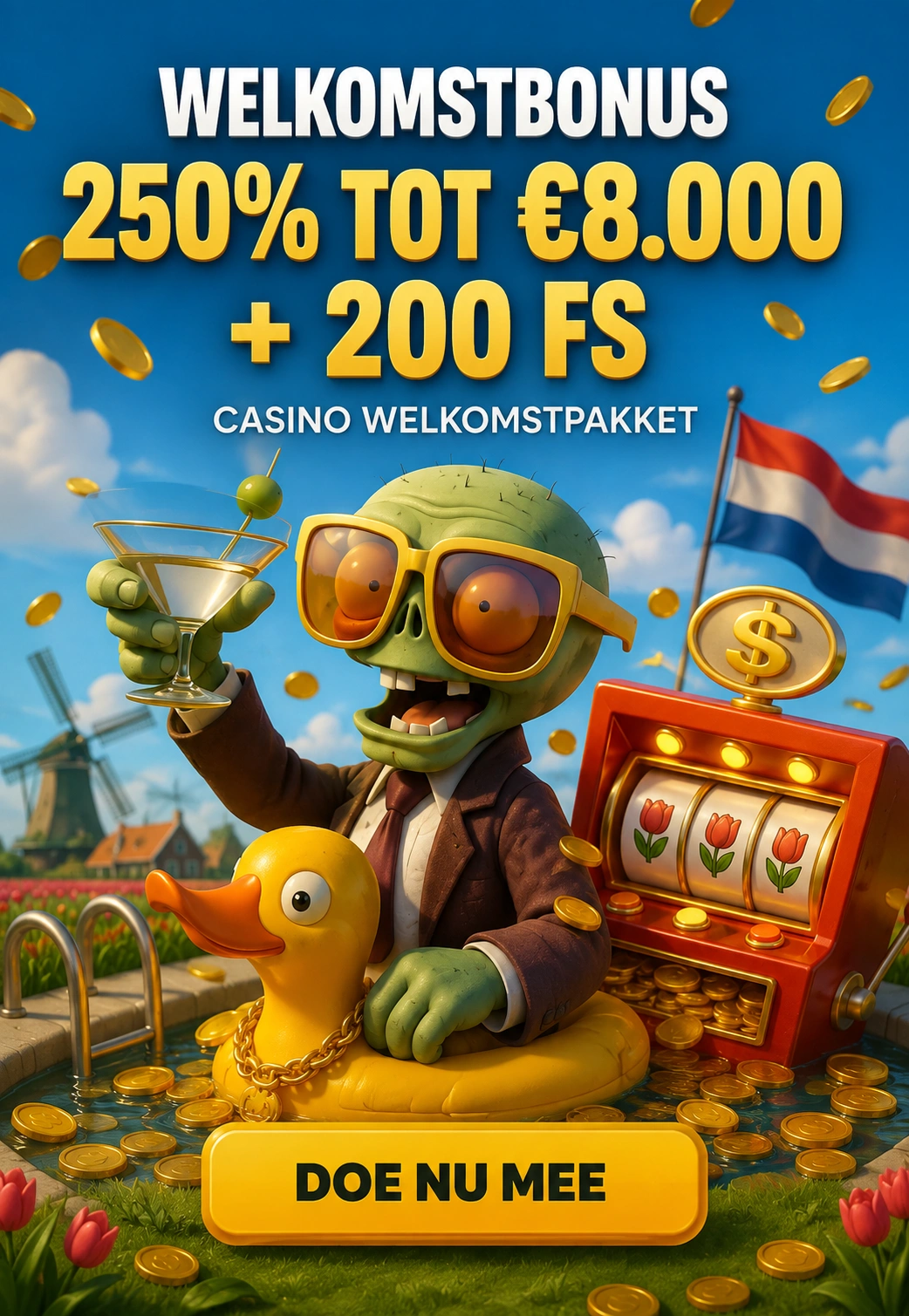 Zombillion Casino affiliate-landingspagina voorbeeld